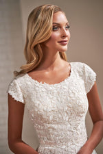 TR22176 Modest Wedding Dress