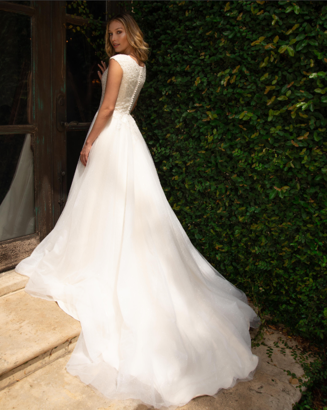 OW8026 Modest Wedding Dress