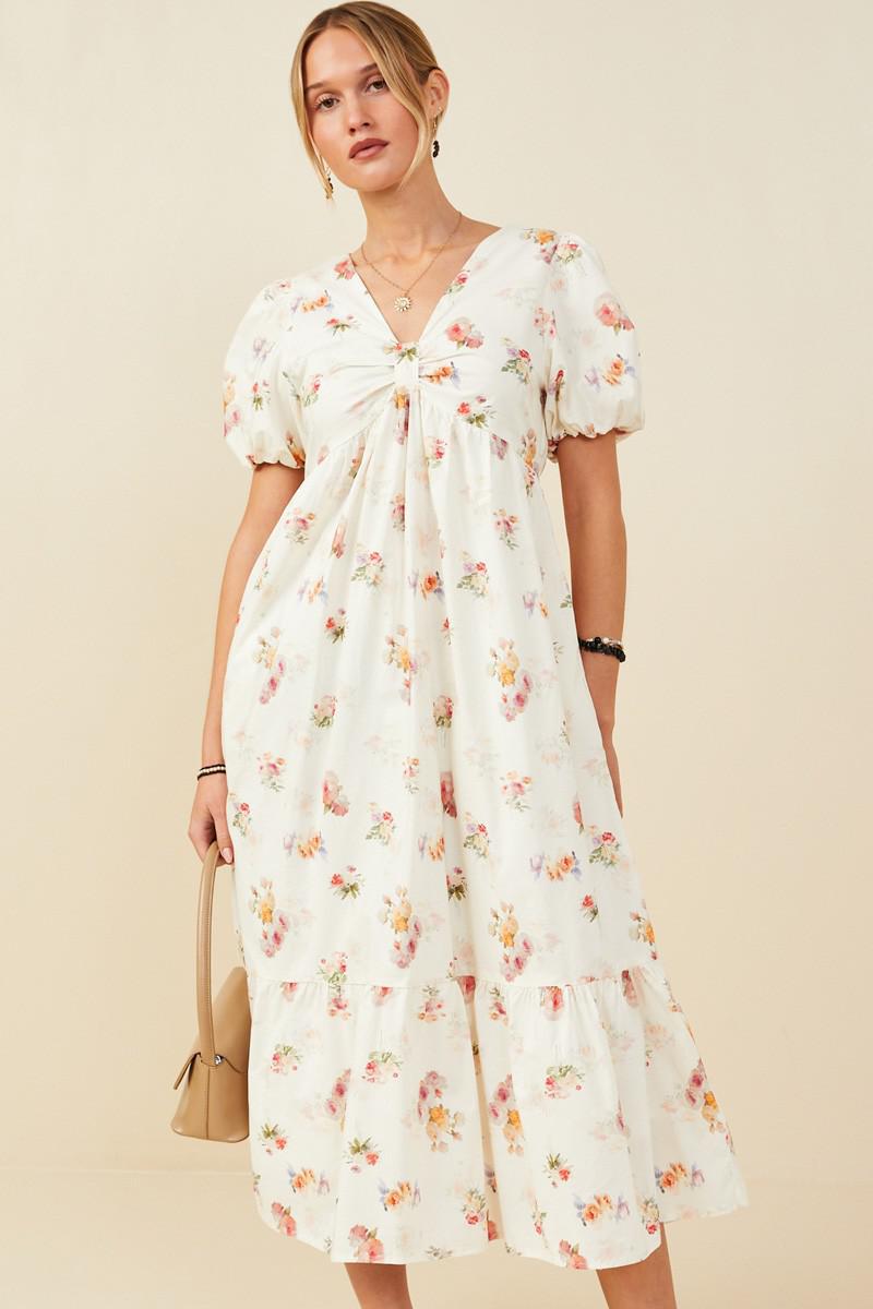 Maysilee Modest Midi in Cream