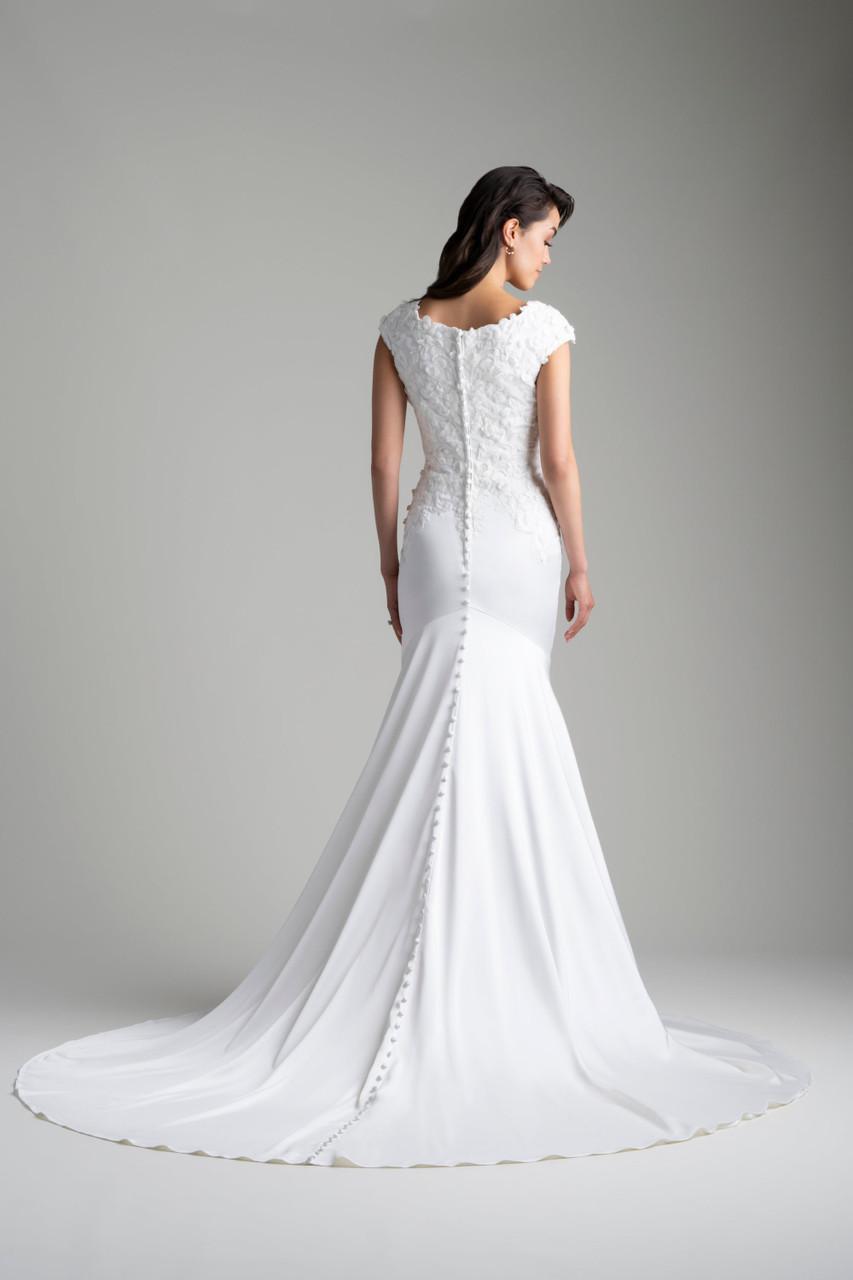 M760 Modest Wedding Dress