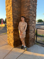 Evangeline Modest Mini in Champagne