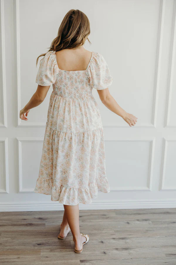 Poppy Modest Midi in Morning Dew – A Closet Full of Dresses