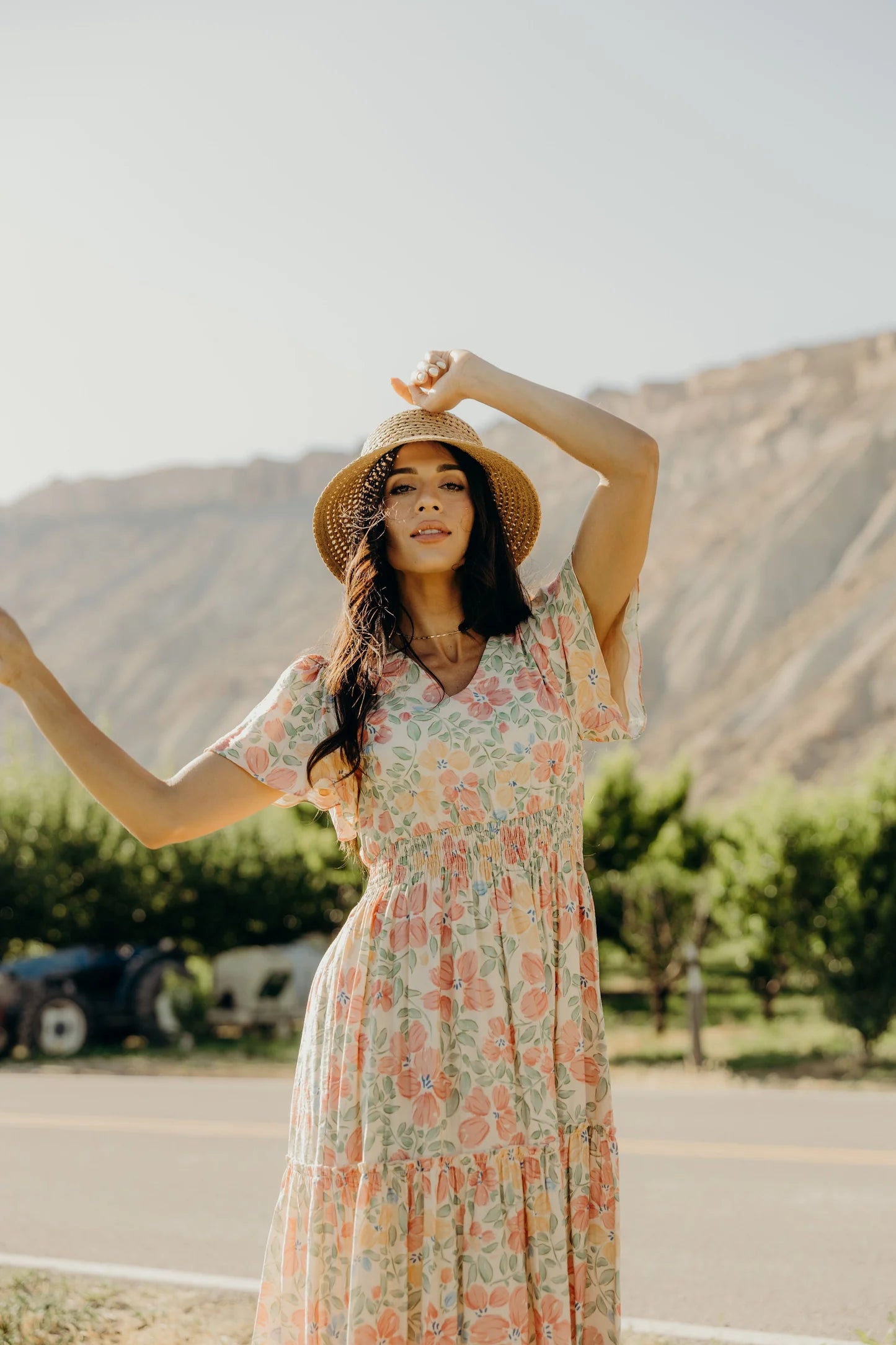 Eden Modest Maxi in Spring Sonata