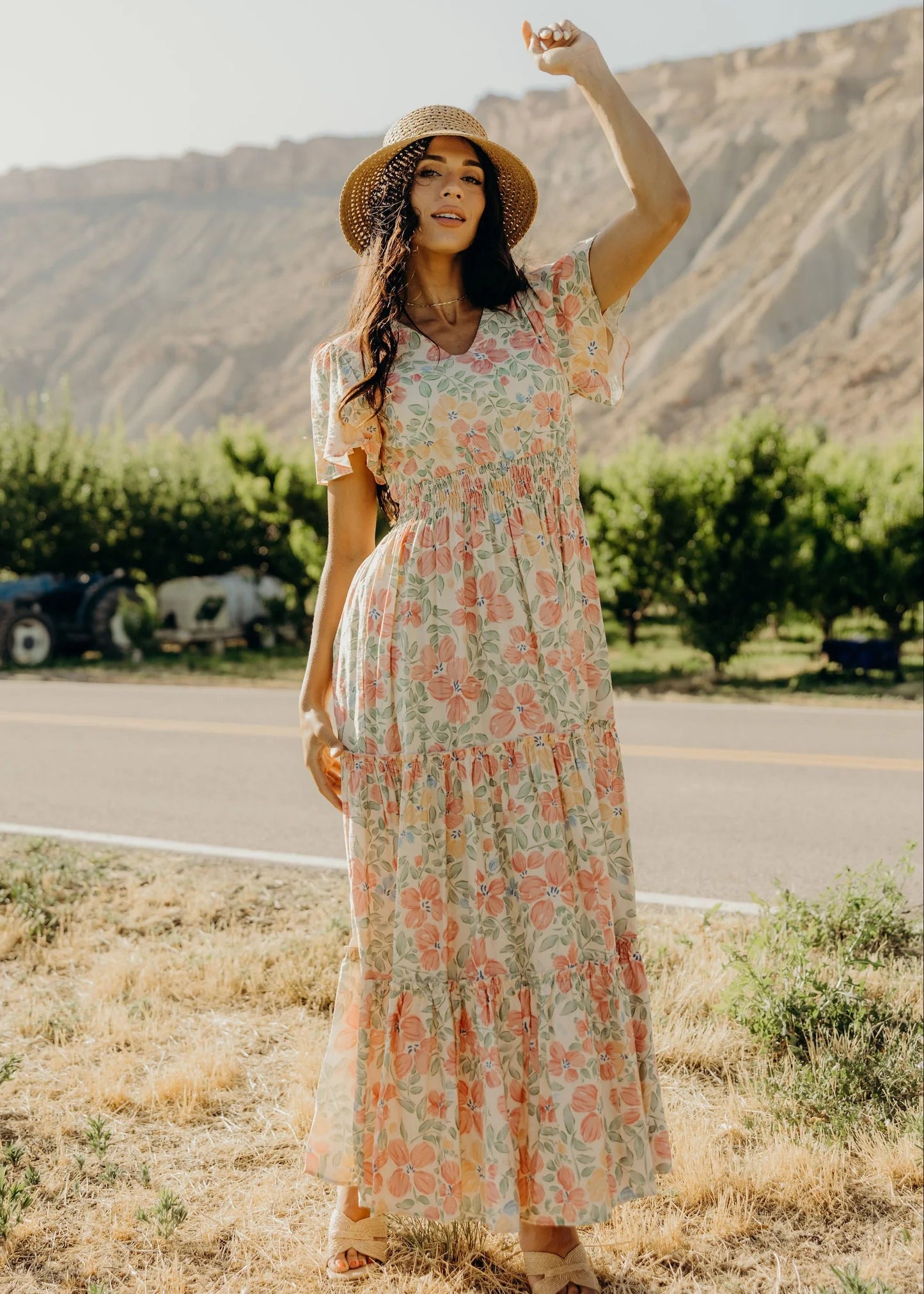 Eden Modest Maxi in Spring Sonata