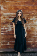 Kendall Modest Midi in Black