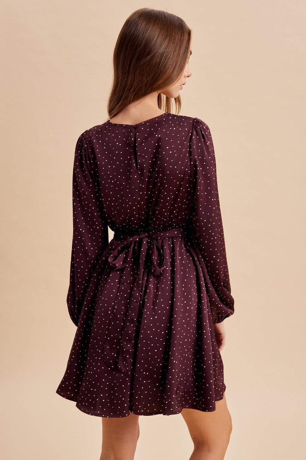 Shelby Modest Mini in Mauve Wine