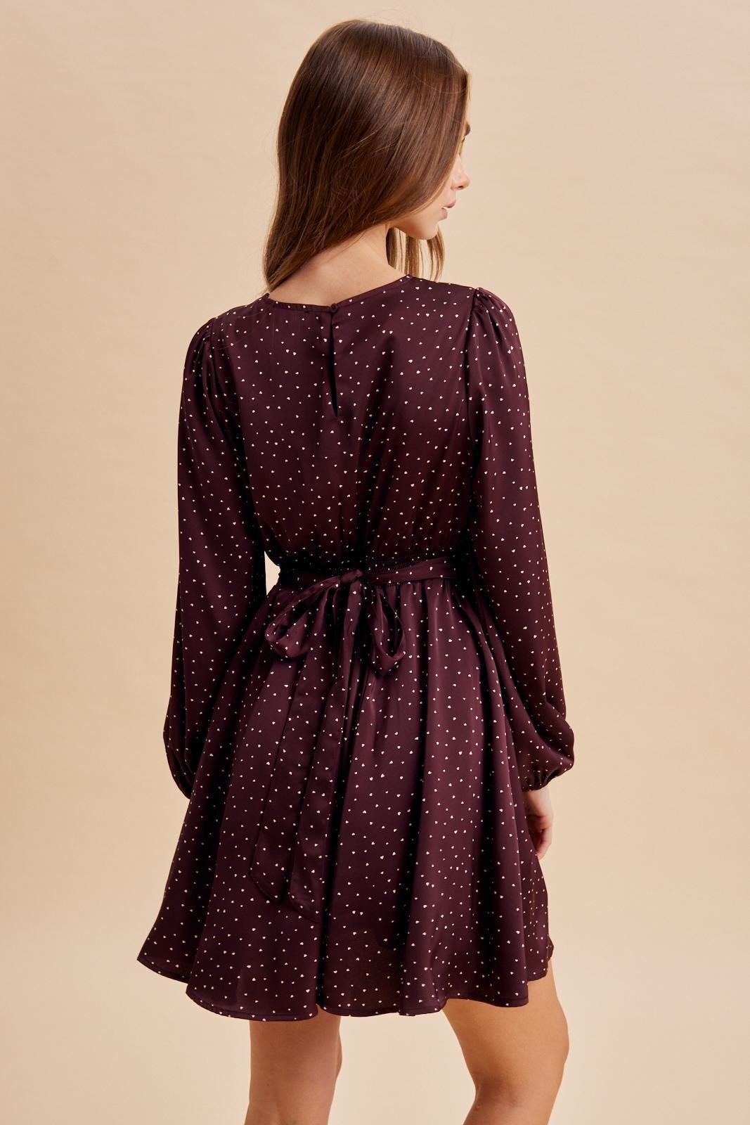 Shelby Modest Mini in Mauve Wine