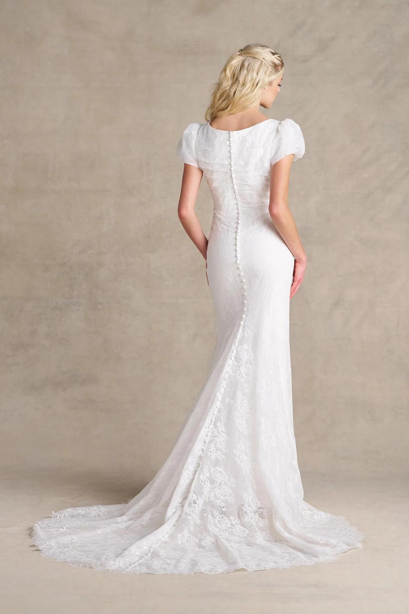 M803 Modest Wedding Dress