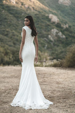 M724 Modest Wedding Dress
