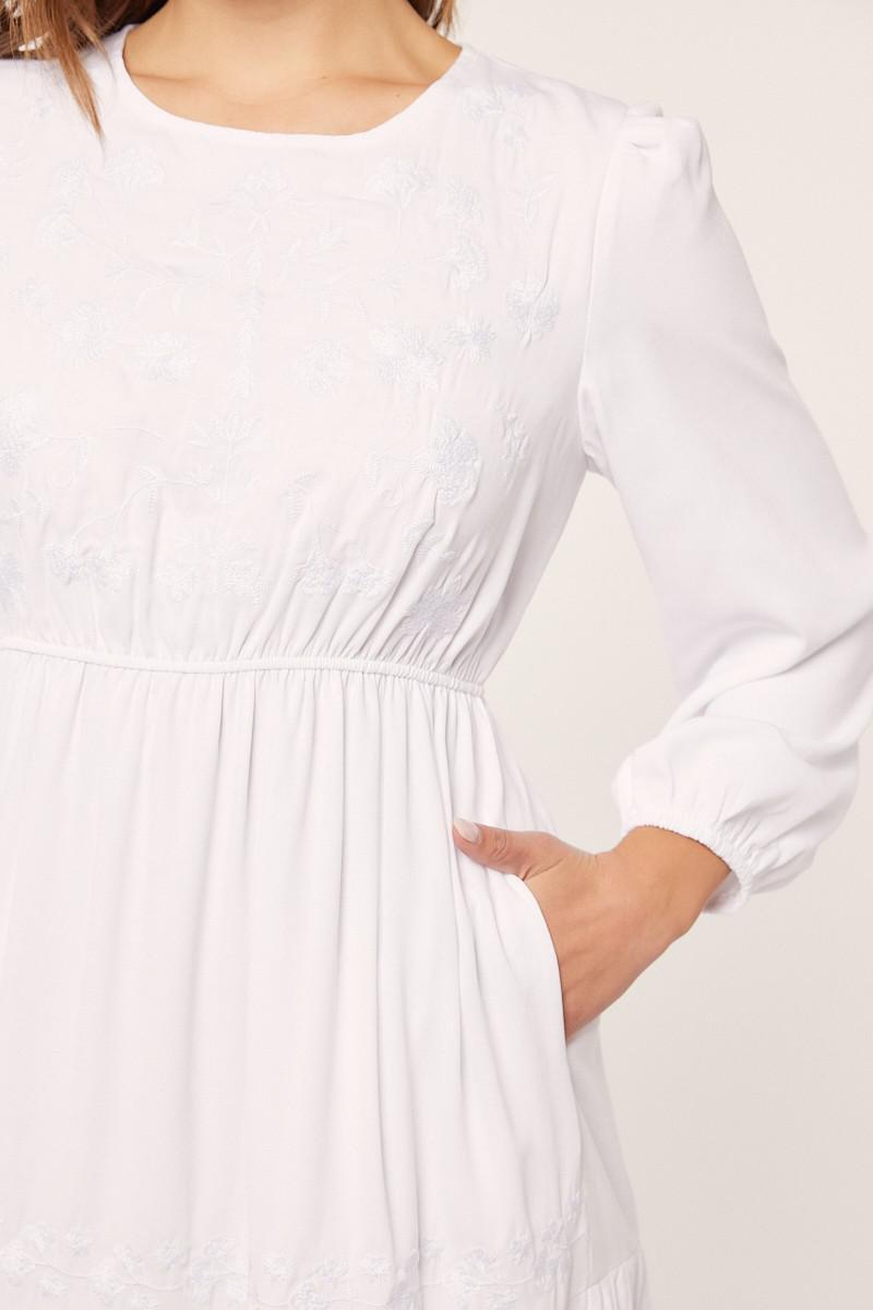 Patsy Petite Embroidered Temple Dress