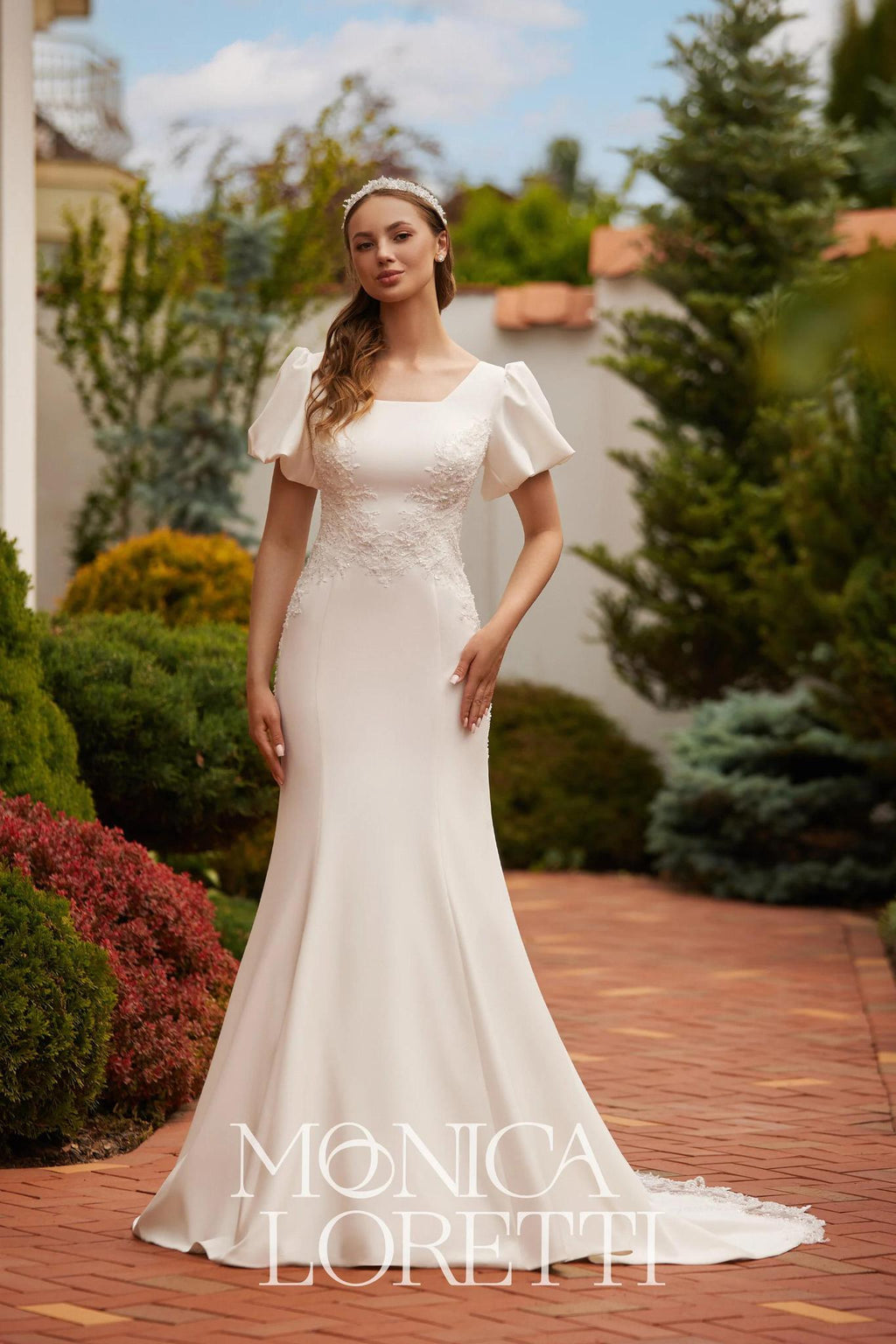 8348 Modest Wedding Dress *Modified