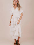 Meredith Modest Maxi in Clean Ivory