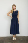 Stevie Midi in Navy