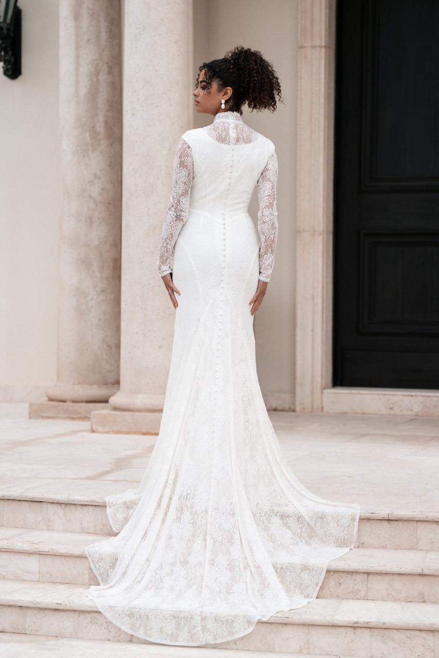 M772 Modest Wedding Dress – A Closet Full of Dresses
