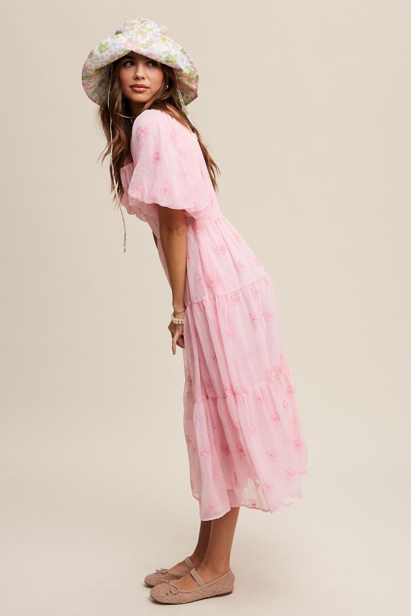Jessica Modest Maxi in Ballerina Pink