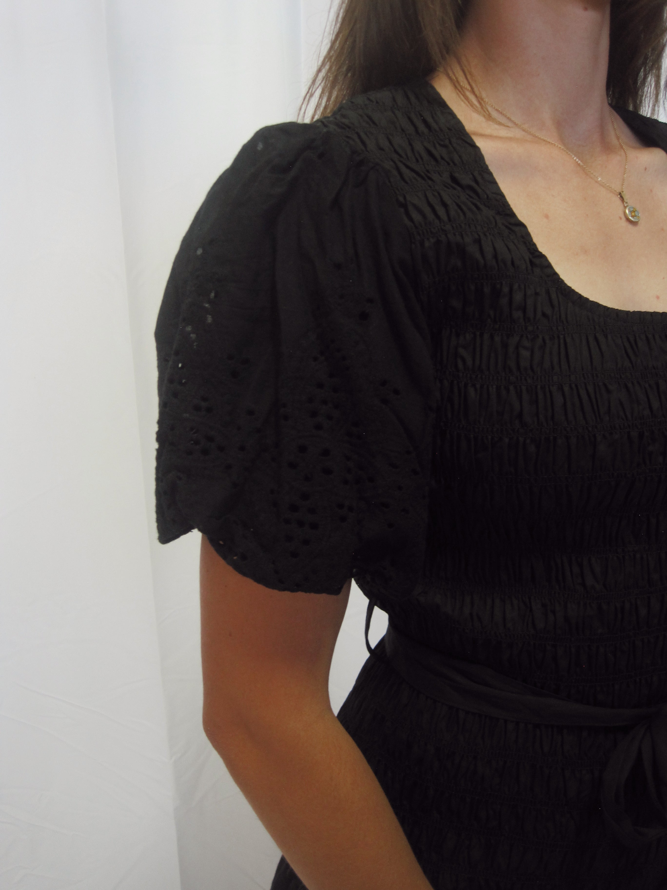 Matilda Modest Midi in Black