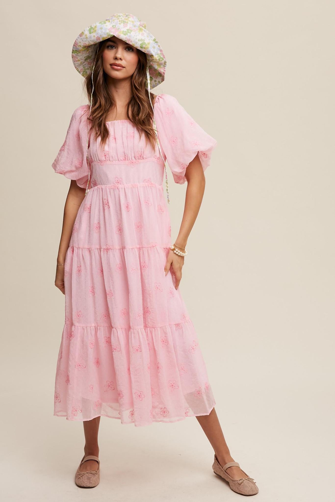 Jessica Modest Maxi in Ballerina Pink