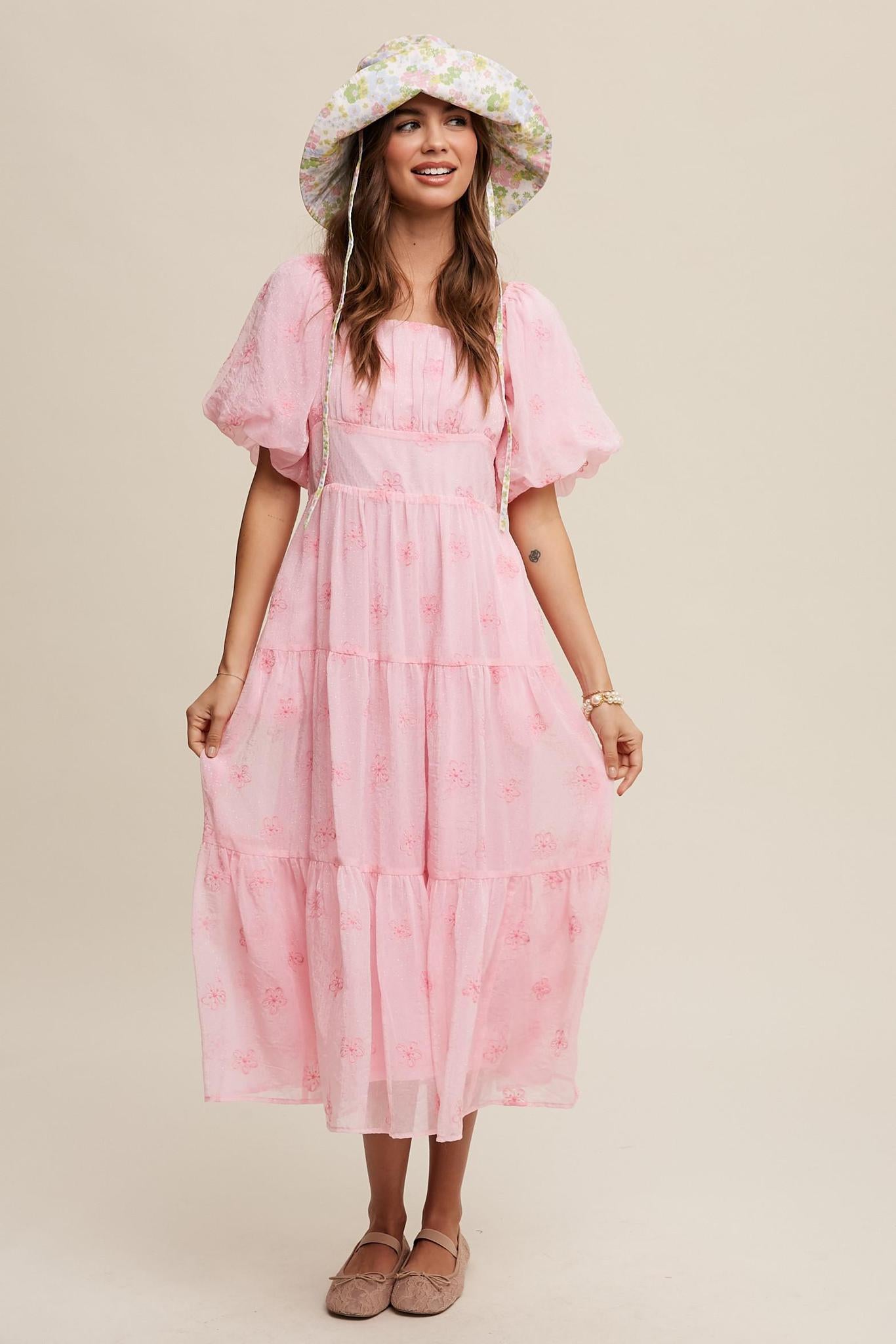 Jessica Modest Maxi in Ballerina Pink