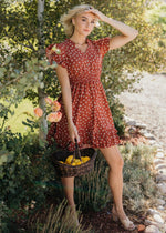 Finn Modest Dress in Flower Pot