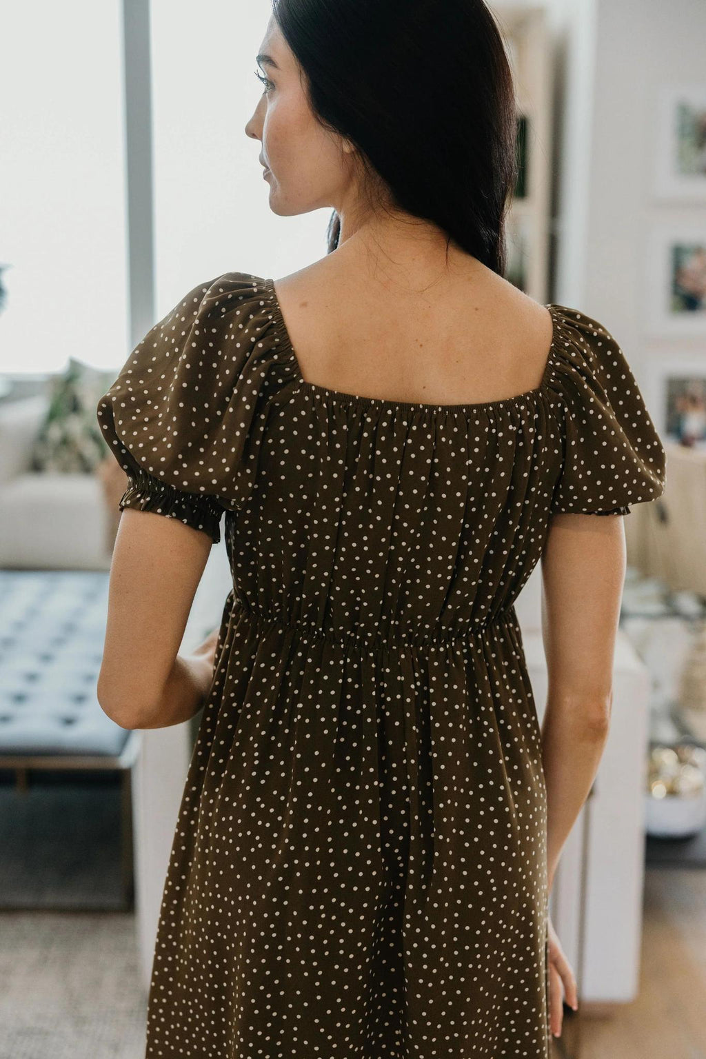 Jayne Modest Midi in Classic Dot
