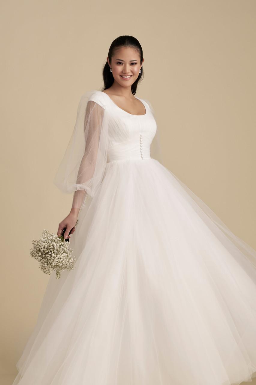 M776 Modest Wedding Dress