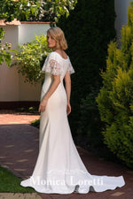 8303 Modest Wedding Dress