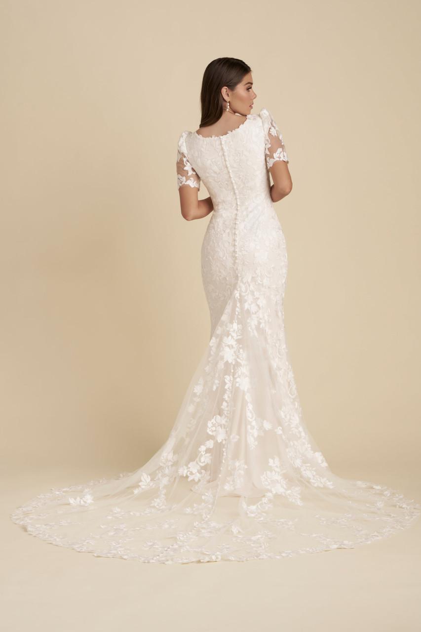 M771 Modest Wedding Dress