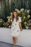 Maeve Modest Dress in Spanish Rose
