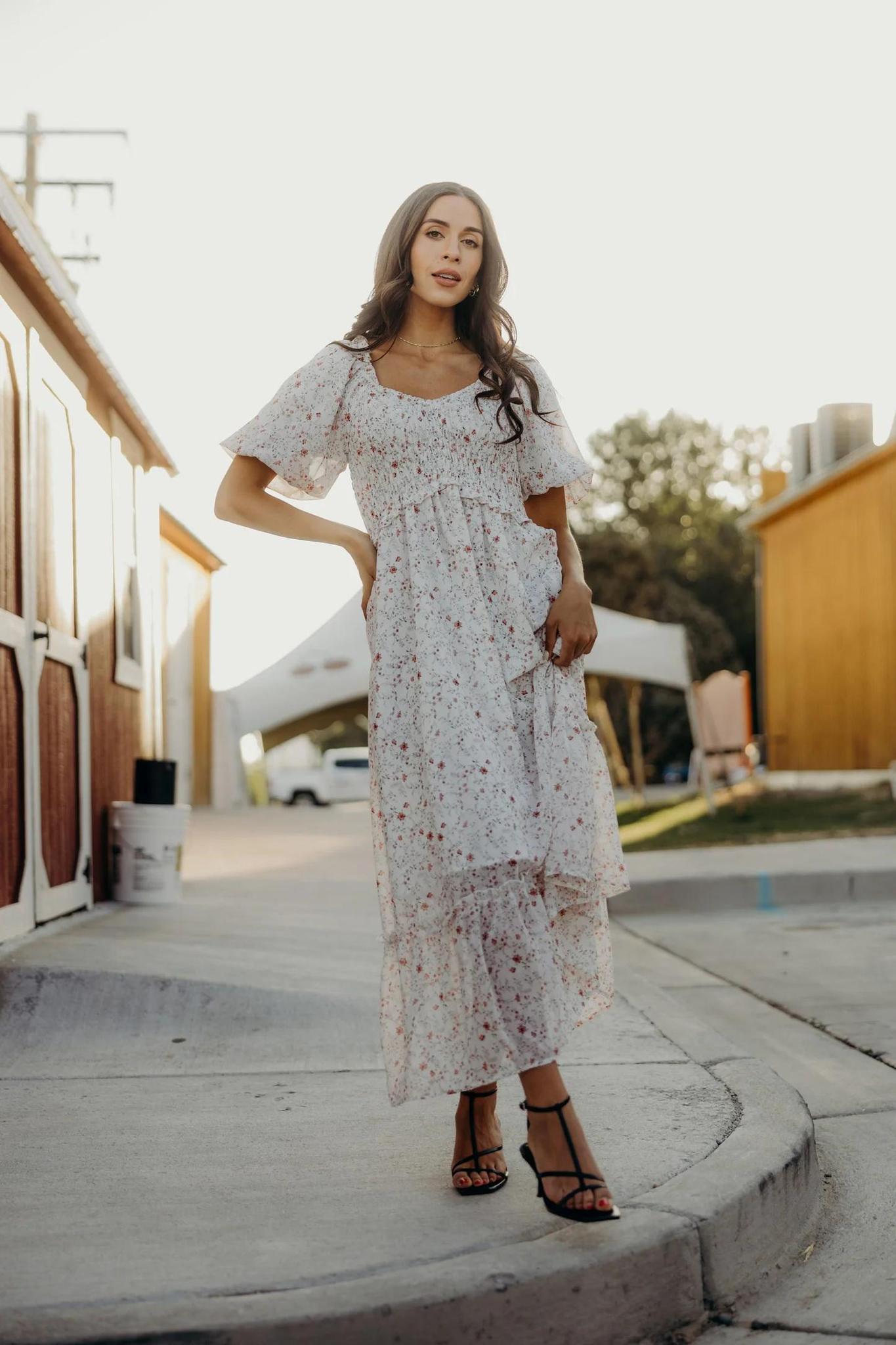 Jensen Modest Midi in Tea Rose Tint