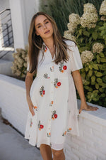 Maeve Modest Dress in Spanish Rose