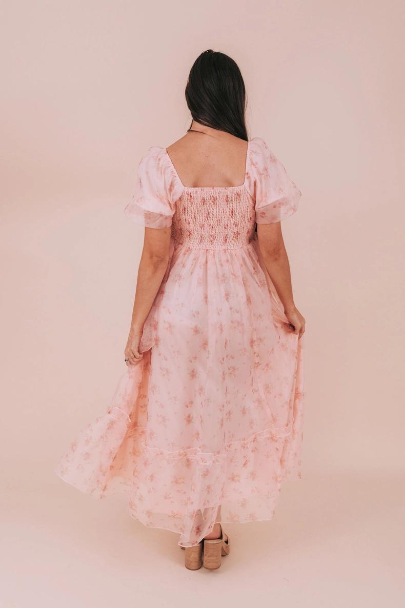 Hadley Modest Maxi in Pink A Boo