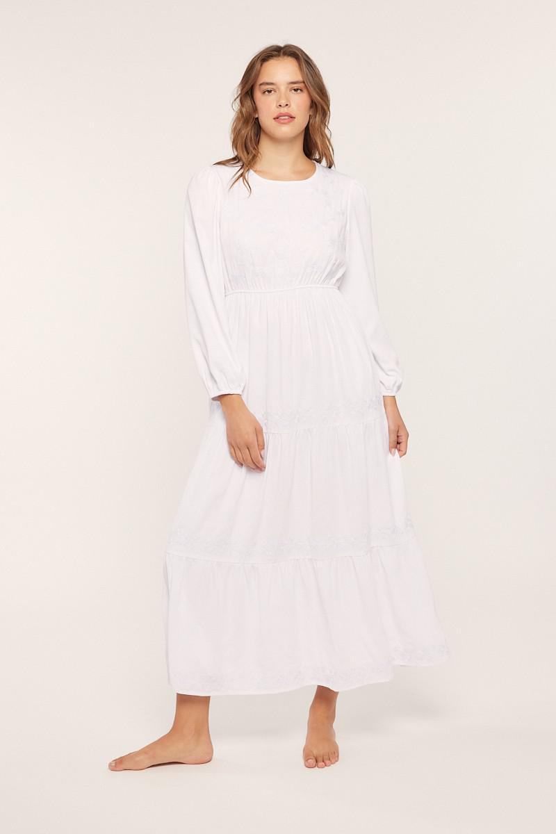 Patsy Petite Embroidered Temple Dress