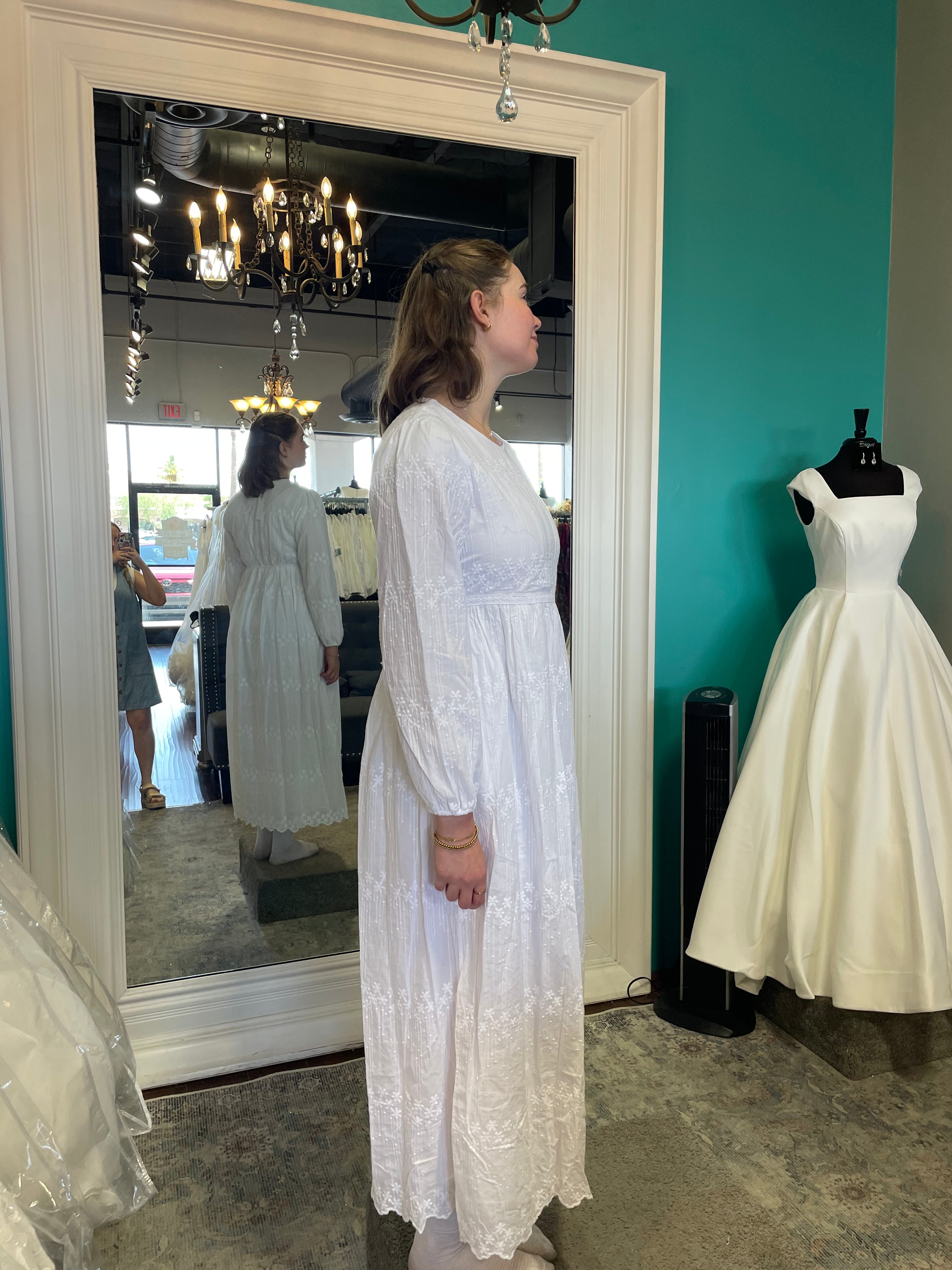 Maggie Modest Temple Dress