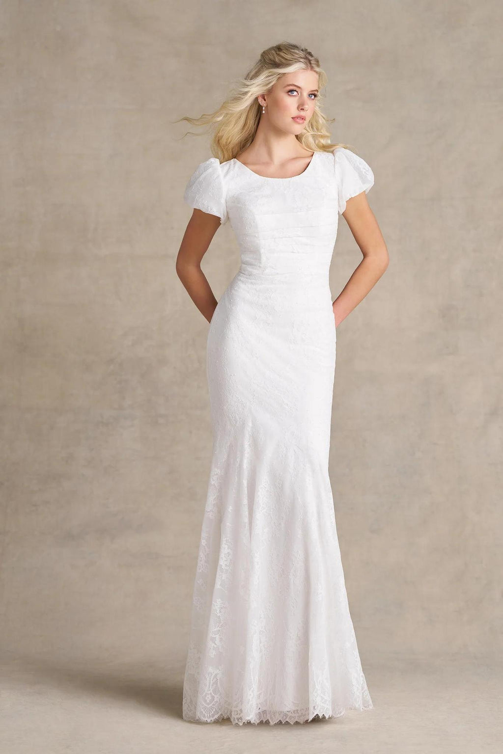 M803 Modest Wedding Dress
