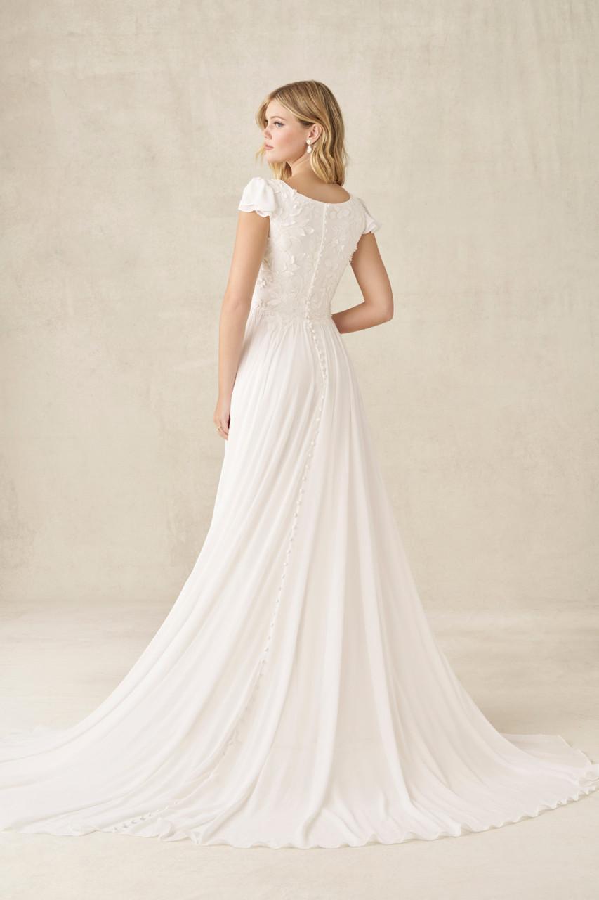 M783 Modest Wedding Dress