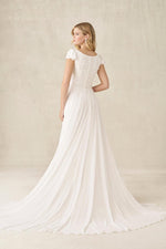 M783 Modest Wedding Dress