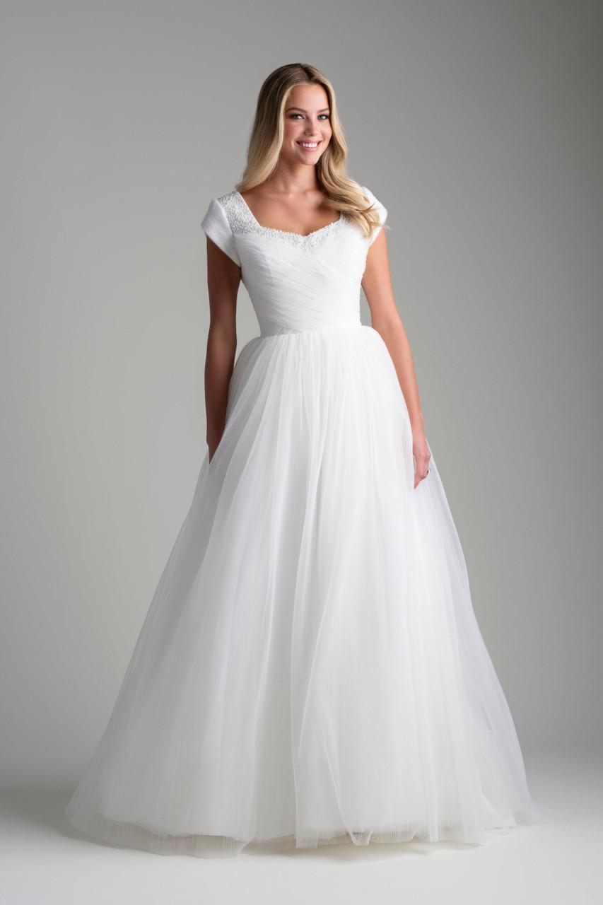 M759 Modest Wedding Dress