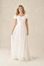 M789 Modest Wedding Dress