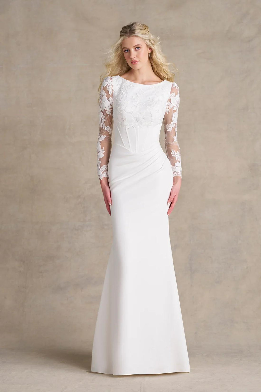 M801 Modest Wedding Dress
