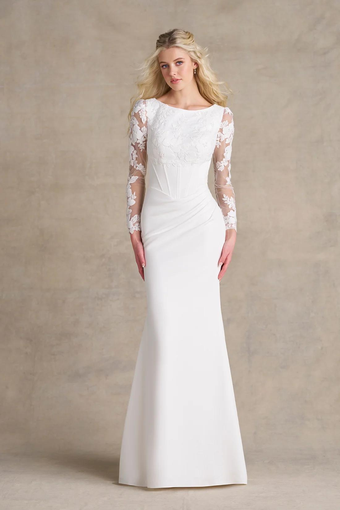 M801 Modest Wedding Dress