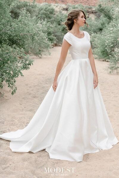 TR12033 Modest Wedding Dress