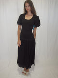 Matilda Modest Midi in Black