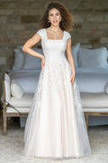 M730 Modest Wedding Dress