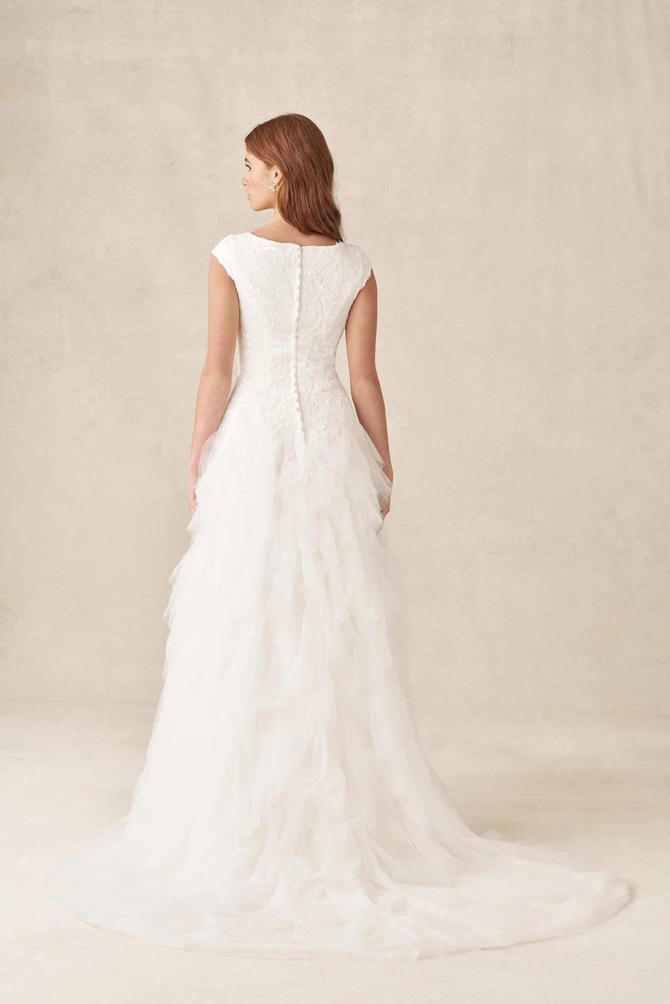 M780 NC Modest Wedding Dress