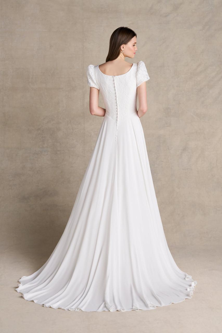 M809 Modest Wedding Dress