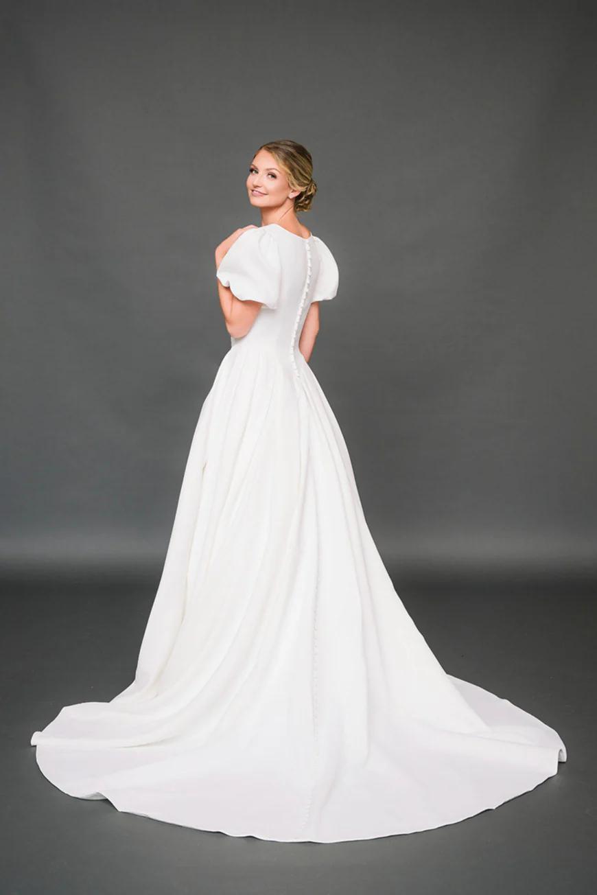 Hailey Modest Wedding Dress
