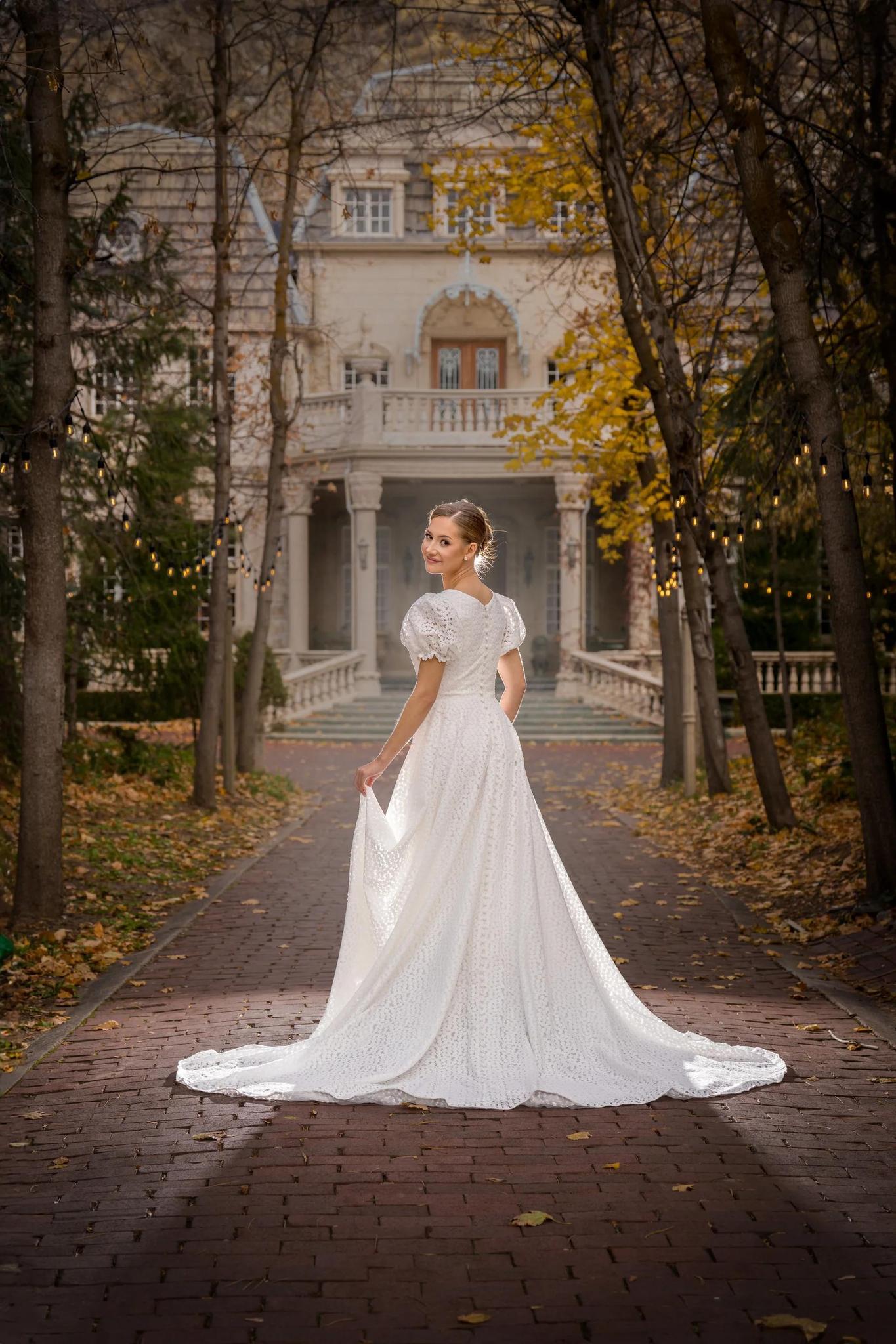 Lucy Modest Wedding Dress