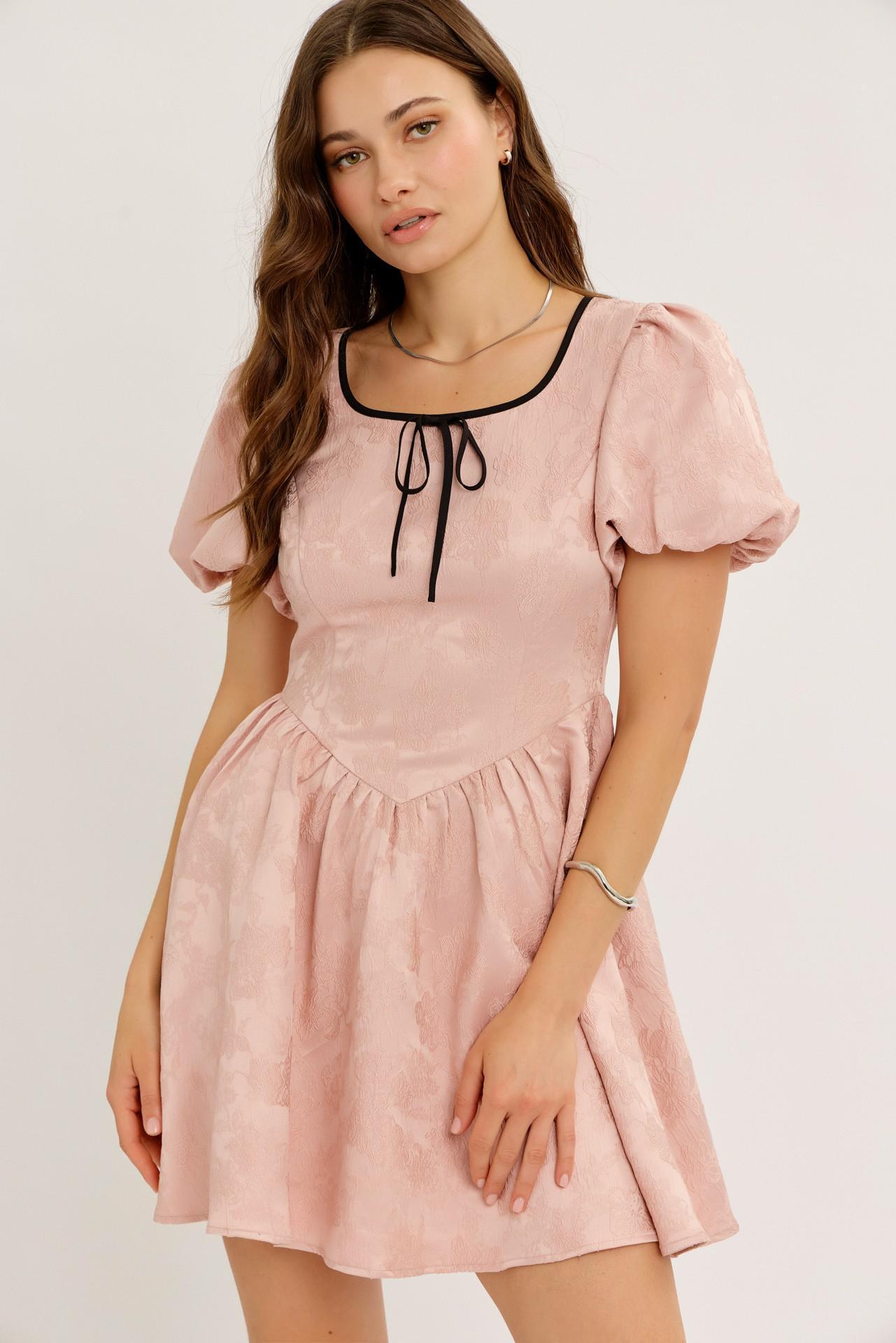 dusty pink mini dress Azazie Mini Dresses A-Line Semi-Formal Dresses Asymmetrical Ruffles Dusty Pink