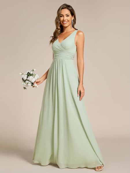 Dixie Modest Maxi in Mint Green – A Closet Full of Dresses