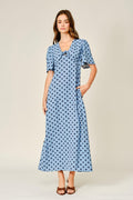 Cece Modest Midi in Blue